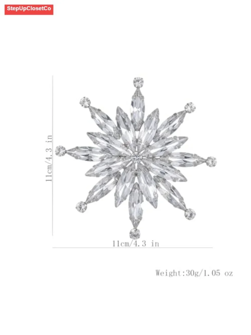 N/A sparkling oversized